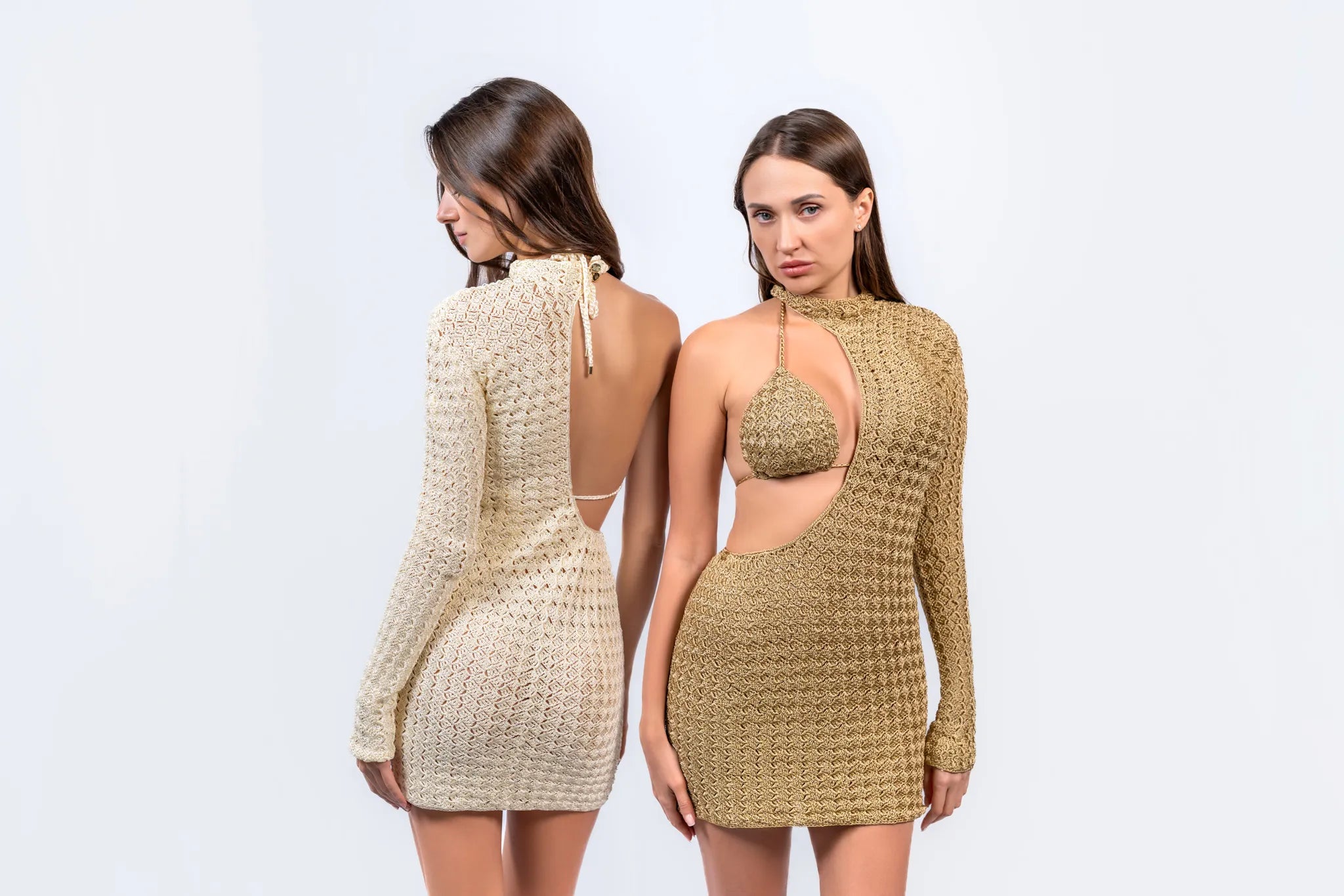 Deep Horizon Dress - Luxury Crochet Dresses - Euforja