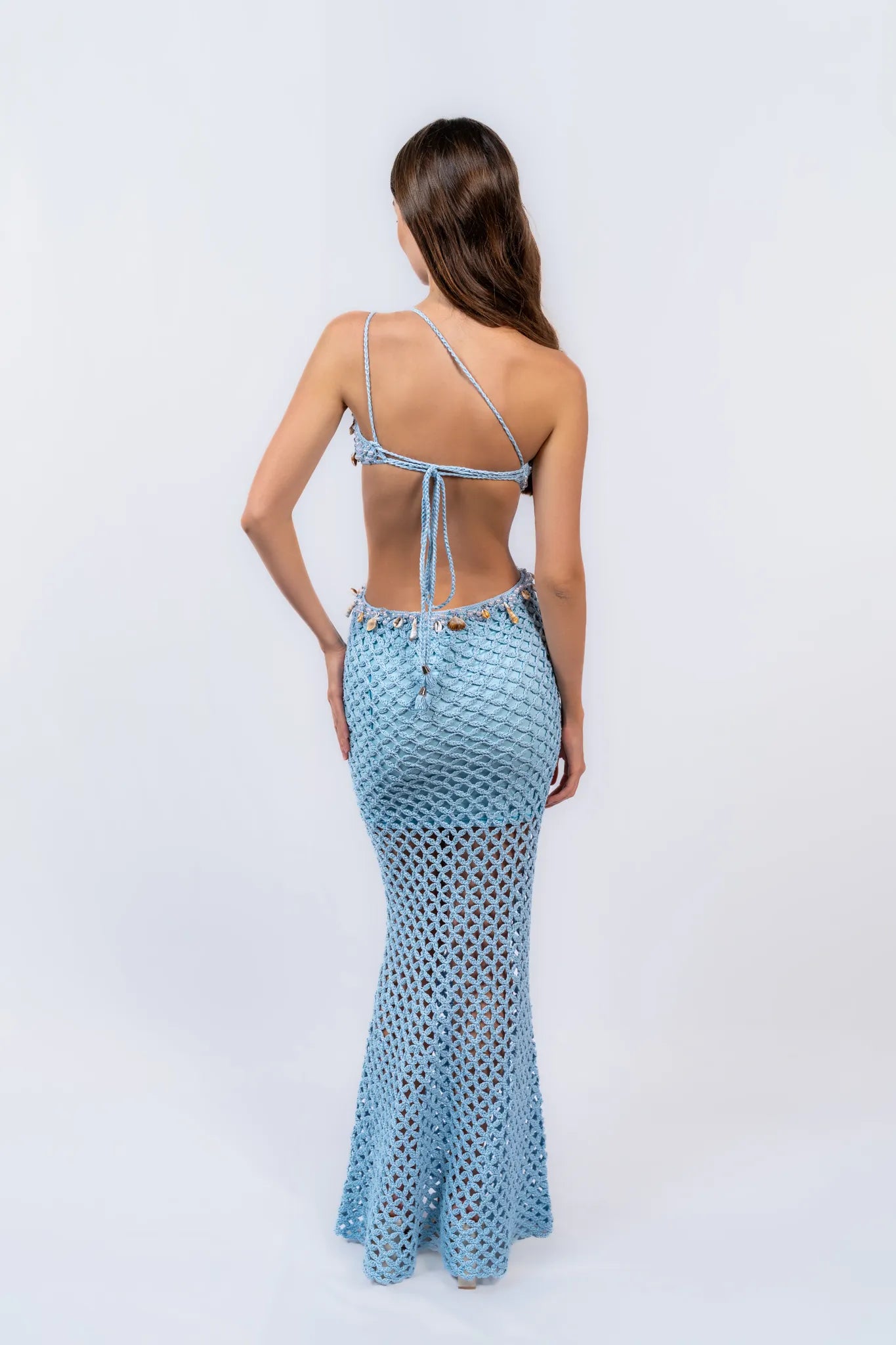 Shell Path Dress - Handmade Crochet Dresses for Women - Euforja