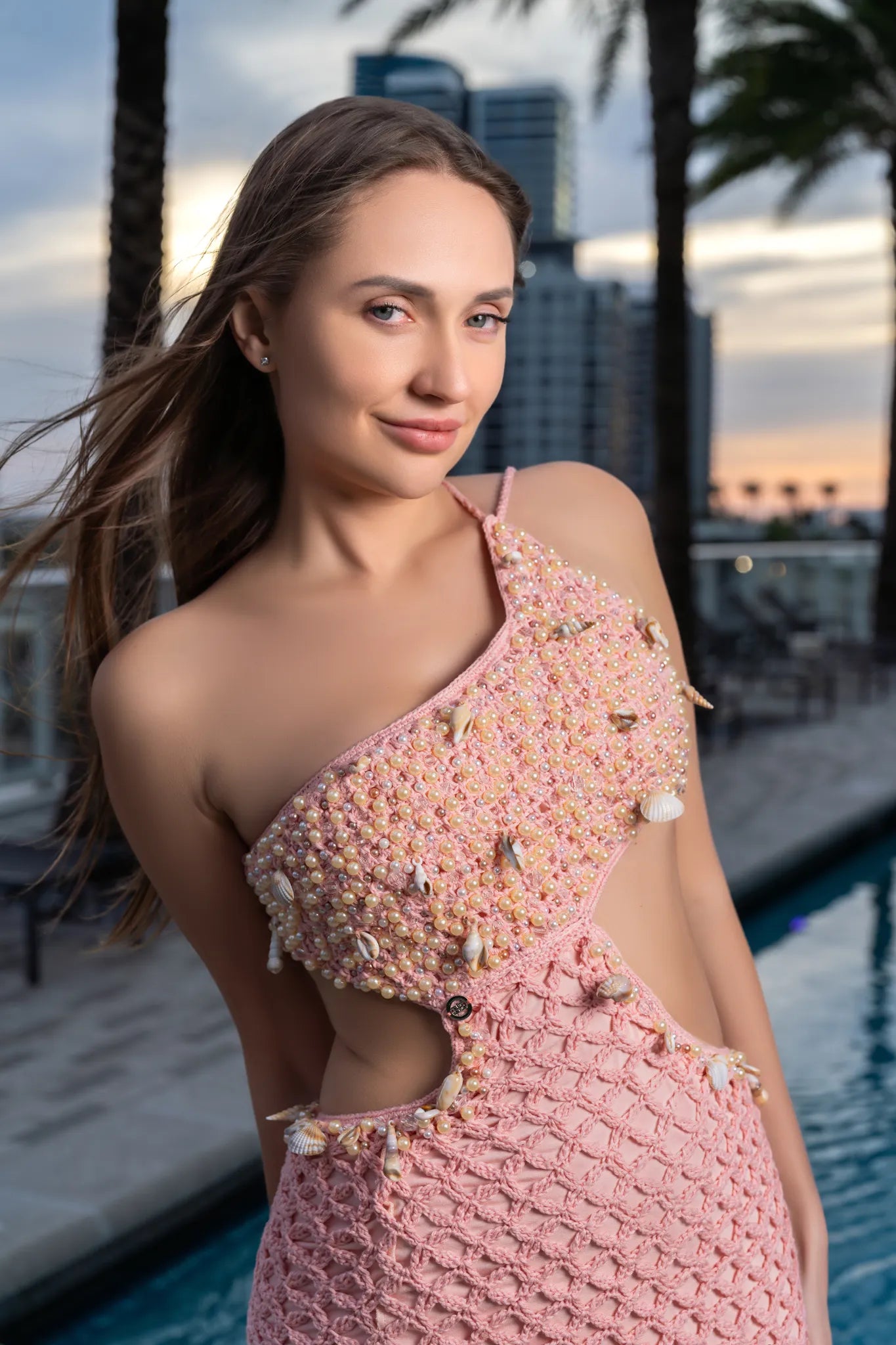 Shell Path Dress - Unique Handmade Crochet Dresses - Euforja