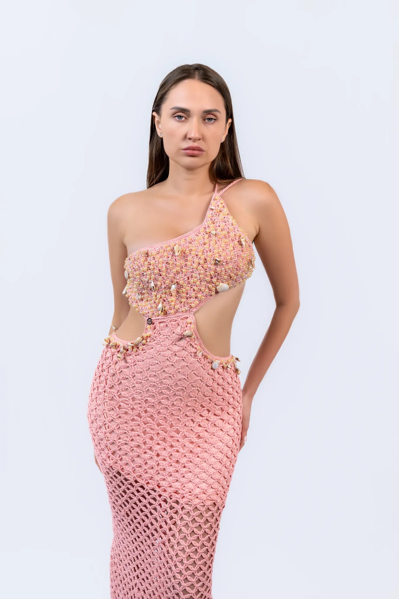 Shell Path Dress - Unique Handmade Crochet Dresses - Euforja