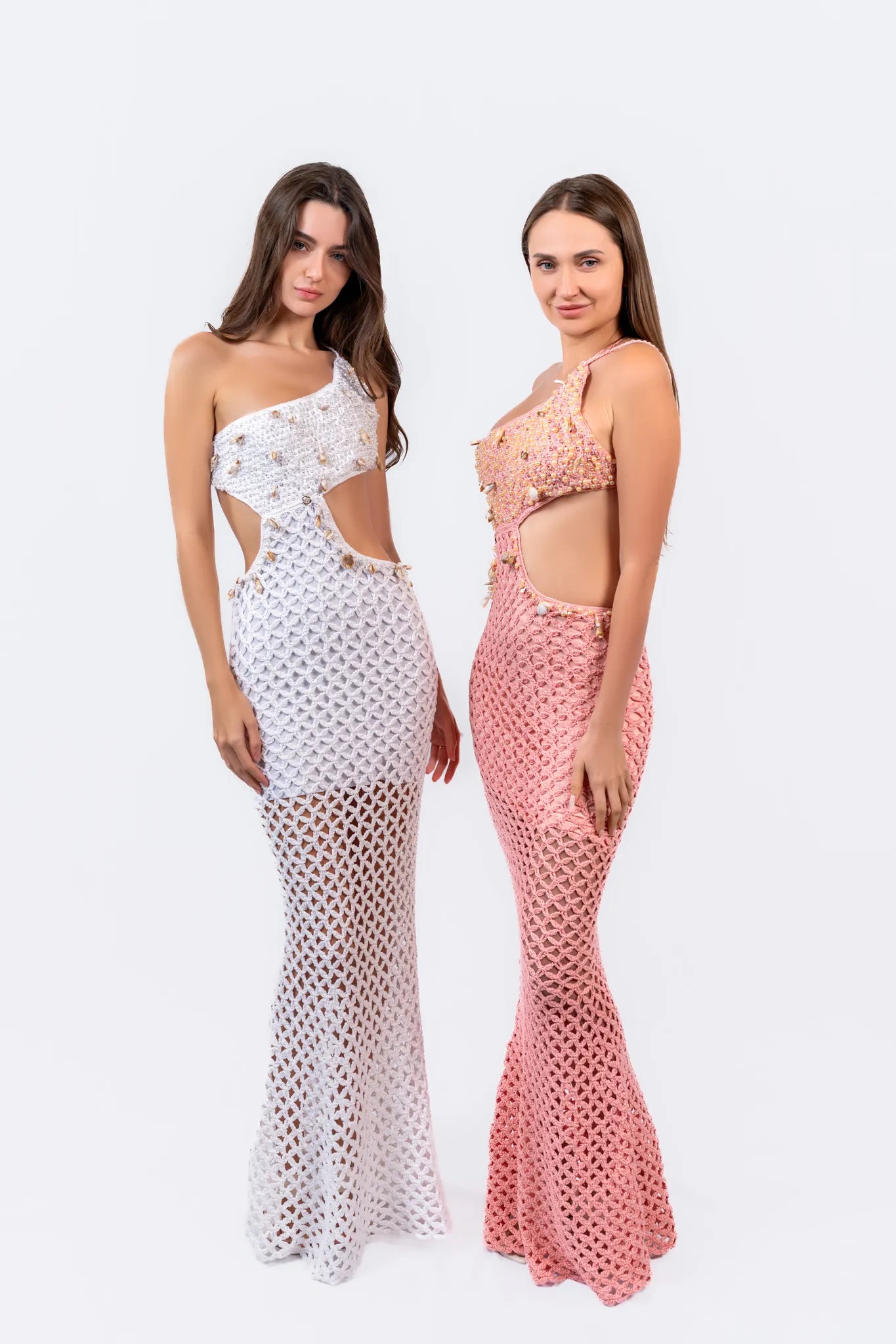 Shell Path Dress - Unique Handmade Crochet Dresses - Euforja